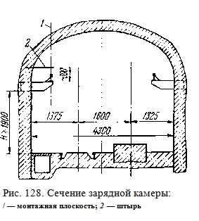 Сечение зарядной камеры Сечение зарядной камеры