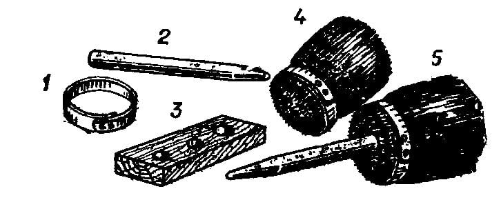 Рис. 37. Изготовление кисти